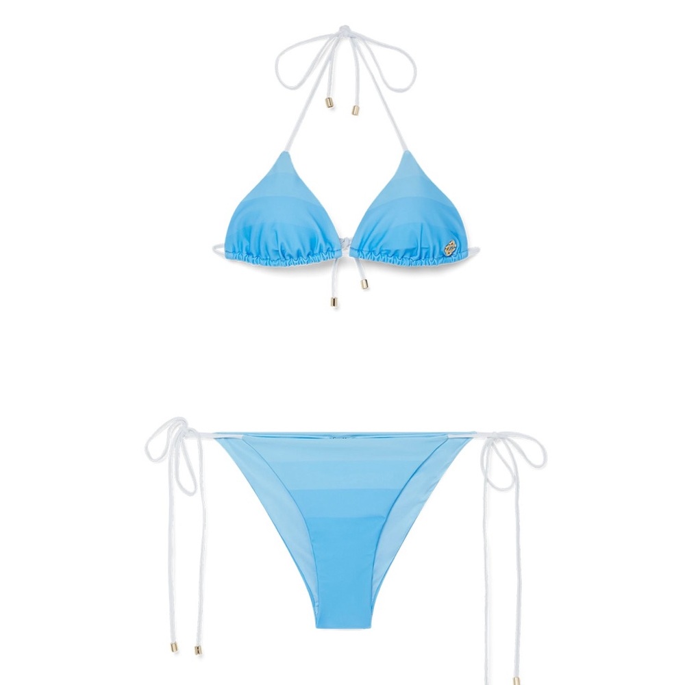 CASABLANCA BLUE GRADIENT BIKINI SET